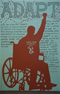 ADAPT Celebrate People's History Poster