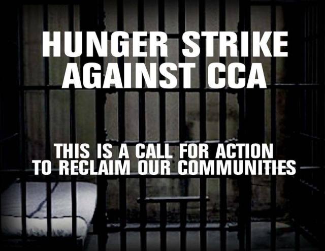 CCA HUNGER STRIKE